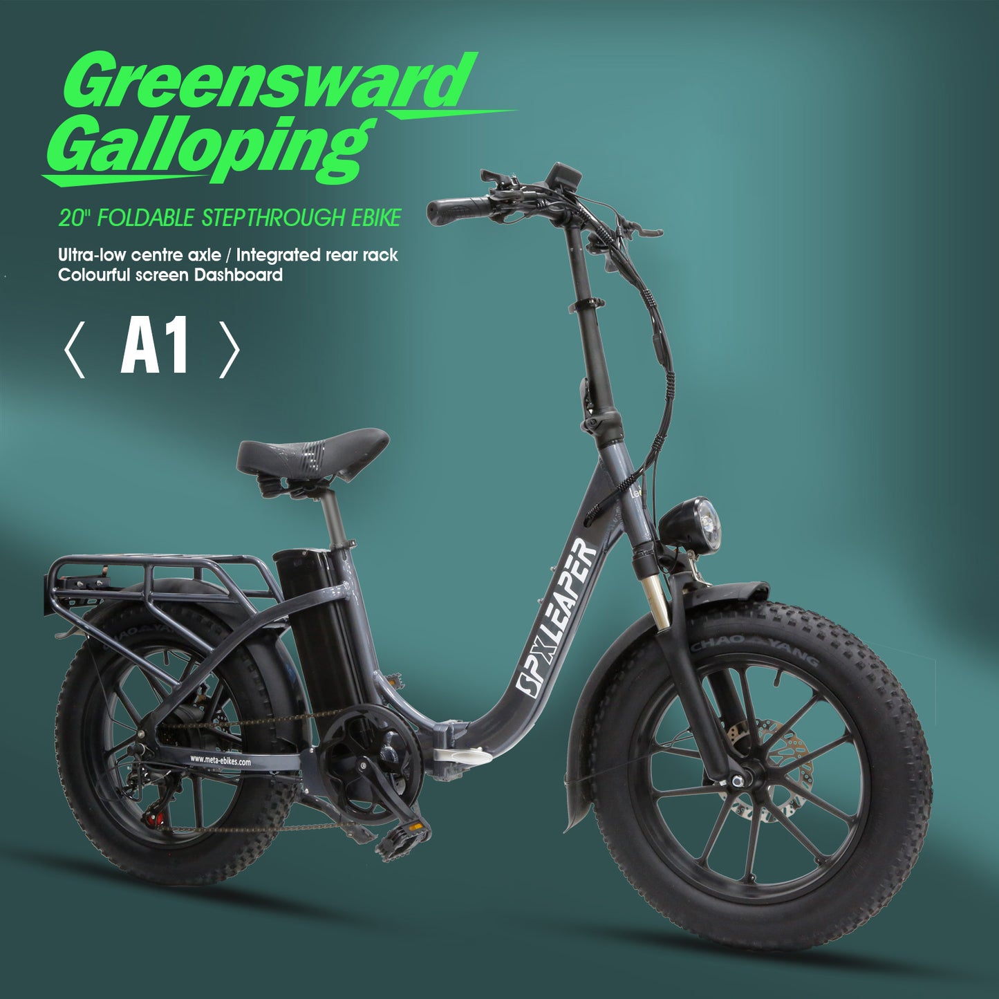 SPXLEAPER A1 750W Aluminum Alloy Folding E-Bike