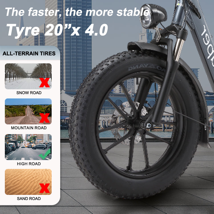 LEAPER A1 750W Aluminum Alloy Folding E-Bike